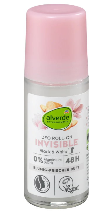 Alverde Deo Roll-on Invisible 48H 50 ml