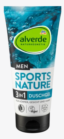 Alverde MEN Douchegel 3 in 1 Sports Nature 200 ml