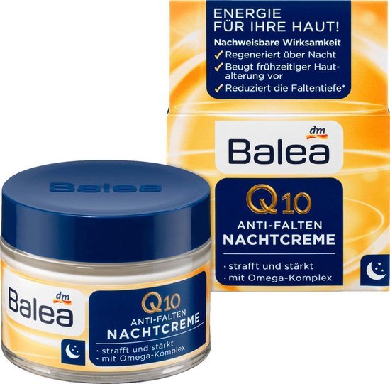 Balea Q10 Nachtcrème Anti-Rimpels 50 ml
