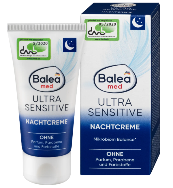 Balea Med Ultra Sensitive Nachtcrème, 50 ml