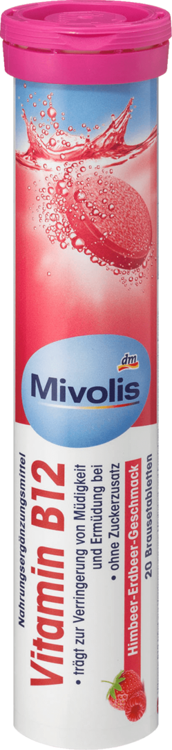 Mivolis Vitamin B12 Effervescent Bruistabletten (20 stuks)