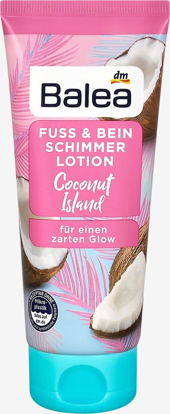 DM Balea voet en been Shimmer Lotion Coconut Island (100 ml)