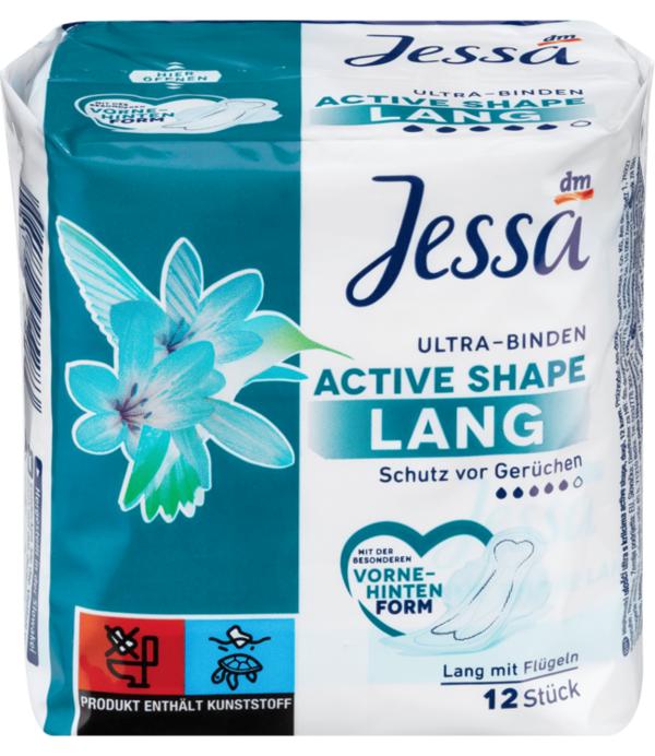 Jessa Ultra-bandages Active Shape Long, 12 Stuks