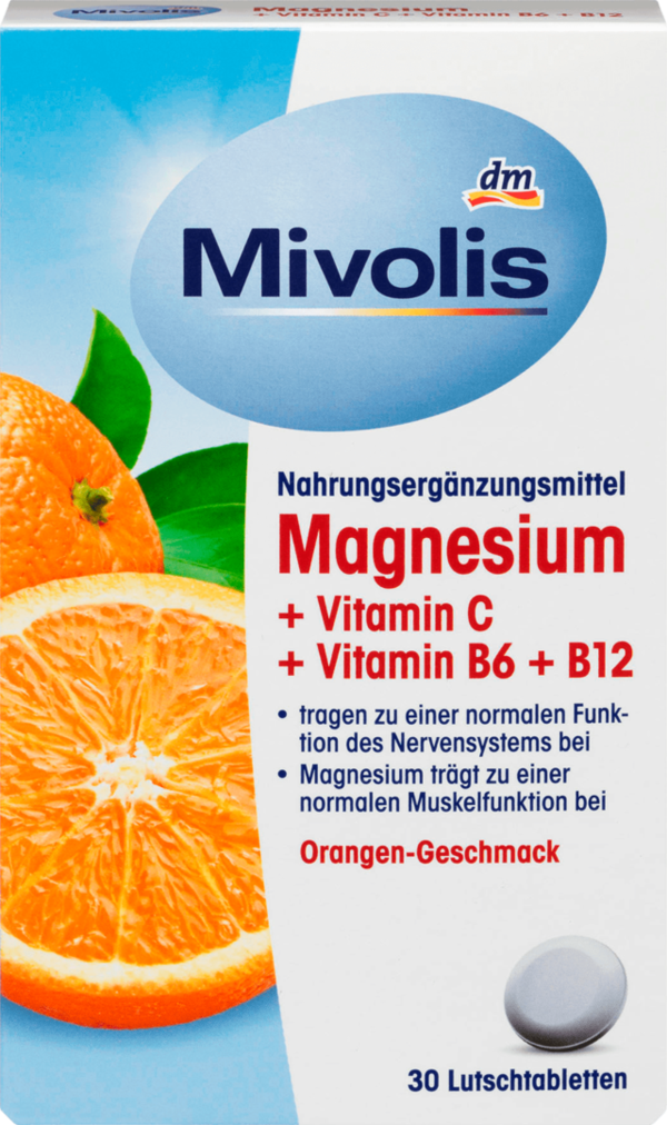 Mivolis Magnesium + Vitamine C + Vitamine B6 + B12