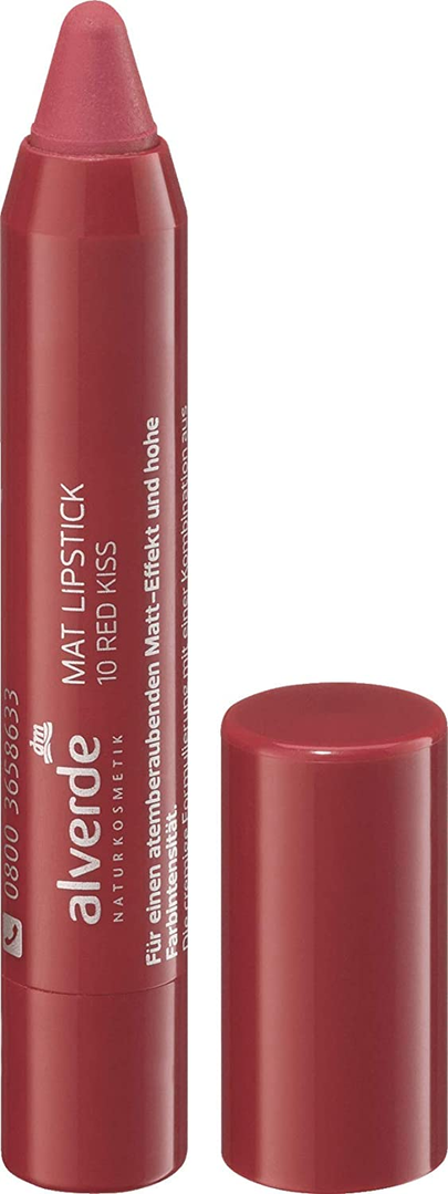 Alverde Mat Lipstick Red Kiss  10, 4 ml