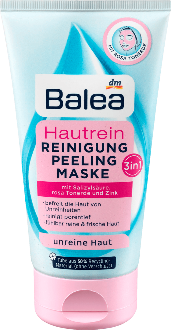 Balea Hautrein Reinigung Peeling Maske 3in1 150 ml