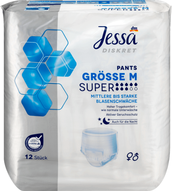 Jessa Hygiene Pants Super Medium 12 Stuks