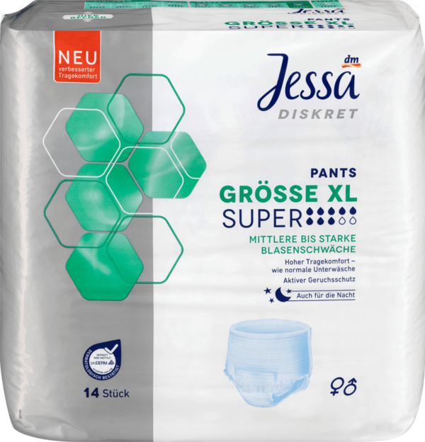 Jessa Hygiene Pants XL Super 14 Stuks