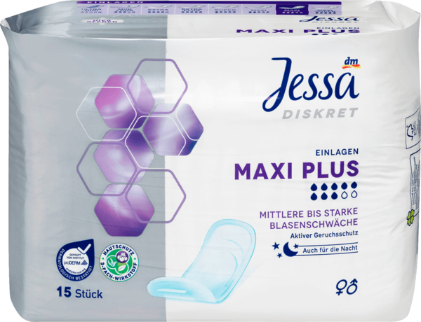 Jessa Hygiene Einlagen Maxi Plus, 15 Stuks