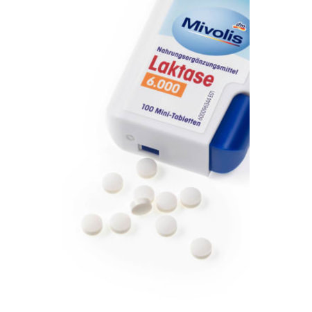 Mivolis Lactase  6000 (100 Tabletten) - Mivolis Laktase 6000 Dosierung