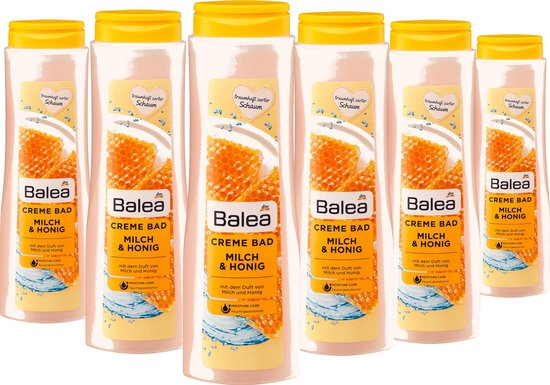 Balea Badcreme Melk & Honing - 6 pack 6 x 750 ml