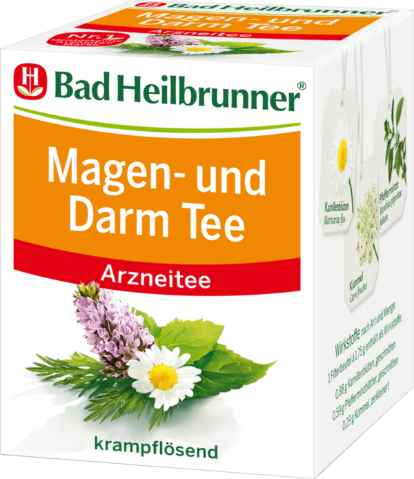 Bad Heilbrunner Maag Darmen Thee (8 x 1,75 g), 14 g