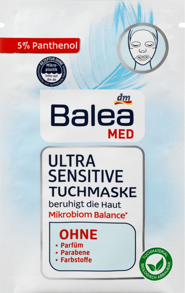 Balea MED Ultra Sensitive Sheet Masker