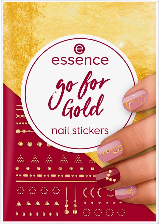 Essence cosmetics Nagelsticker go for Gold - nail stickers (74 St)
