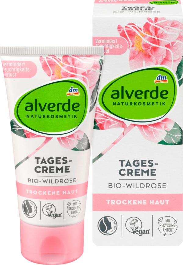 Alverde Tagescreme Bio-Wildrose, 50 ml