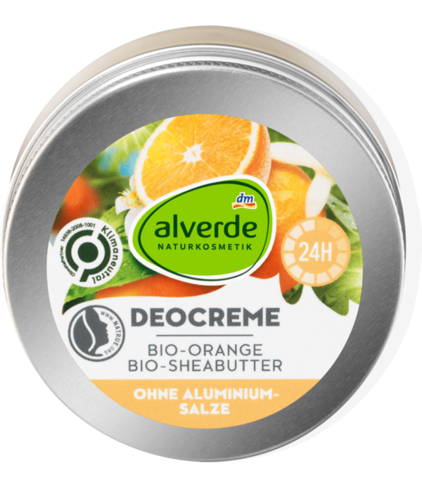Alverde Deo Crème Bio-Orange Bio-Sheabutter 50 ml