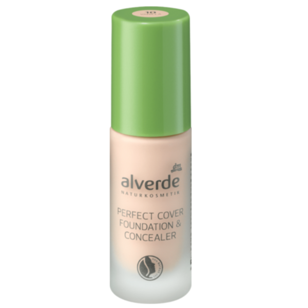 Alverde Perfect Cover Foundation & Concealer Vanilla 10, 20 ml