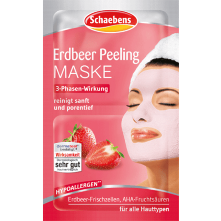 Schaebens Aardbei Peeling Masker 12ml