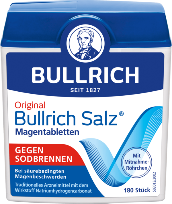 Bullrich Salz Magentabletten gegen Sodbrennen, 180 S