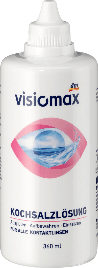 VISIOMAX Kontaktlinsen-Pflegemittel Kochsalzlösung, 360 ml