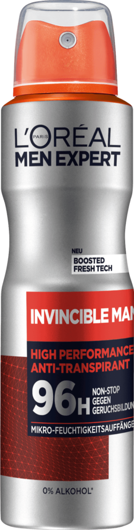 L'ORÉAL Men Expert Deo Spray Invincible Man 96h, 150 ml
