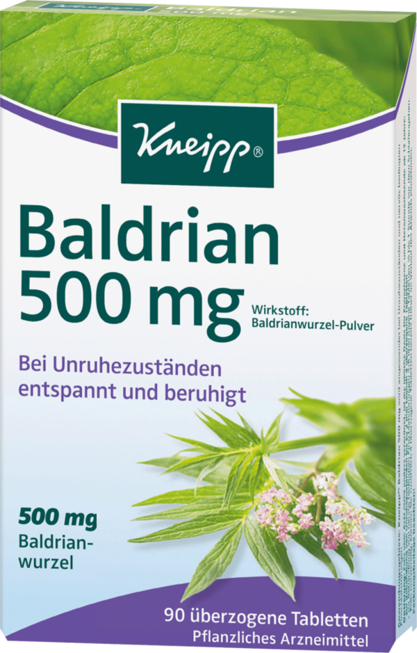 Kneipp Baldrian 500mg, Tabletten, 90 St