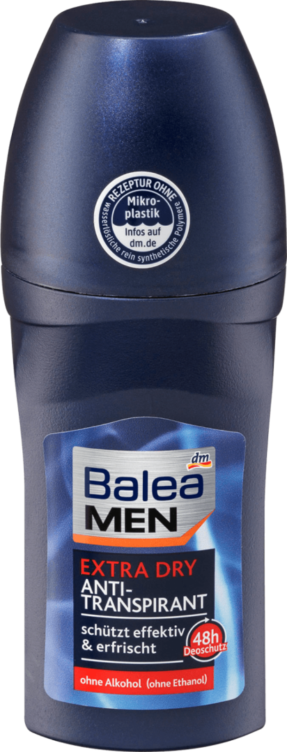 Balea MEN Deo Roll On Antitranspirant extra dry, 50 ml