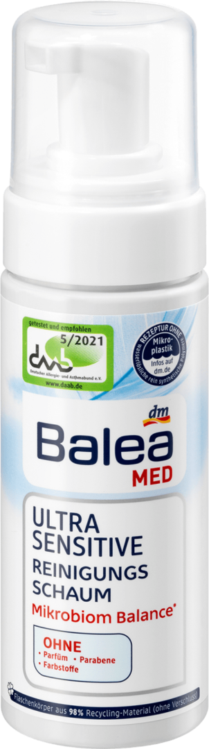 Balea MED Reinigungsschaum Ultra Sensitive, 150 ml