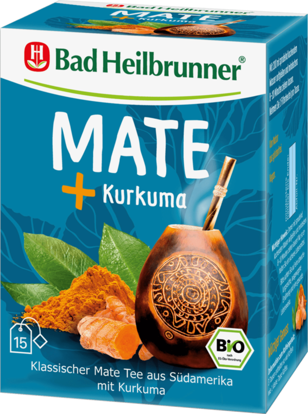 BAD HEILBRUNNER Kruidenthee Mate & Kurkuma 30g