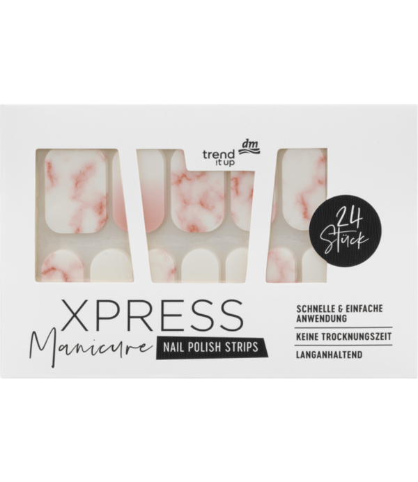 Trend It Up Xpress Manicure Nail Polish Strips Marble Mania 24st