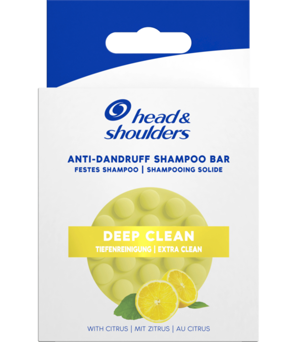Head & Shoulders Diepreinigende Anti Roos Shampoo Bar Citroen 70 g