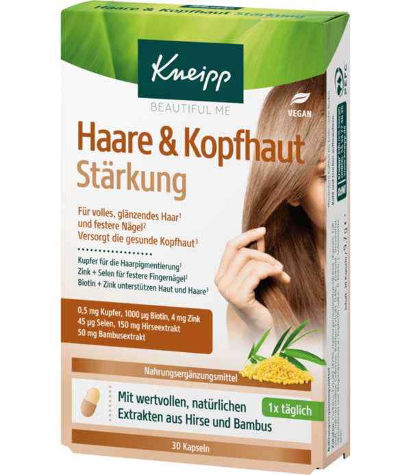 Kneipp Sterk Haar & Hoofdhuid Capsules 30 St, 10,3 g