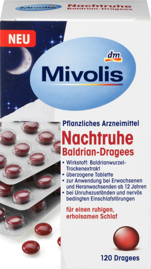 Mivolis Nachtrust Valeriaan Tabletten 120 Stuks