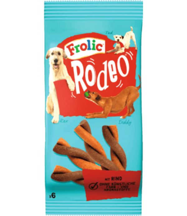 Frolic Rodeo Snack voor Honden met Rundvlees 105 gram