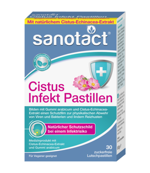 sanotact Cistus Infekt Zuigtabletten 30 St., 60 g