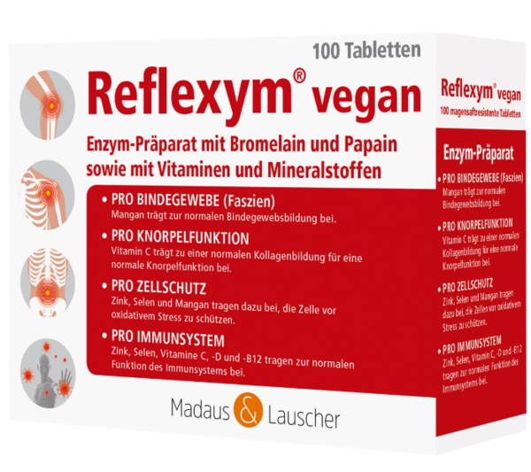 Madaus & Lauscher Reflexym veganistisch 100 tabletten, 70 g