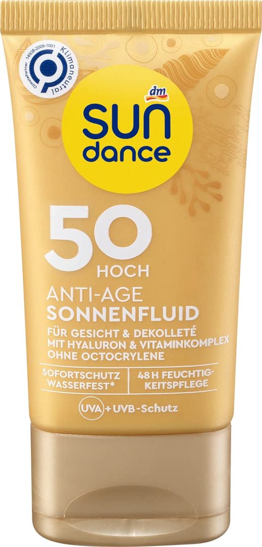 SUNDANCE Sun Fluid Face Anti Age, SPF 50, 50 ml, UVA + UVB