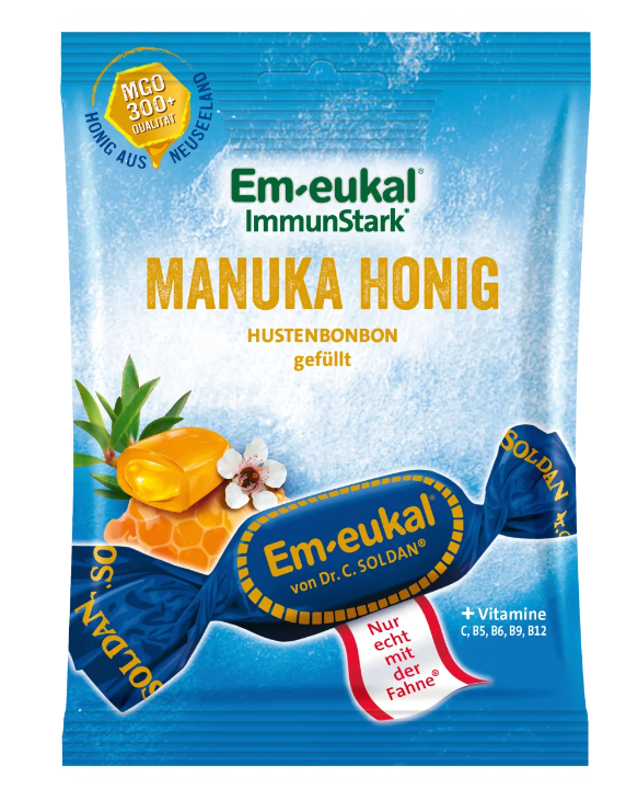 Em-eukal Snoepje, Manuka honing, gevuld, 75 g