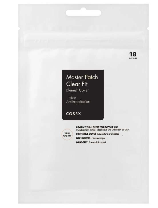 Cosrx Anti-Pimple Patches Master Clear Fit, 18 stuks