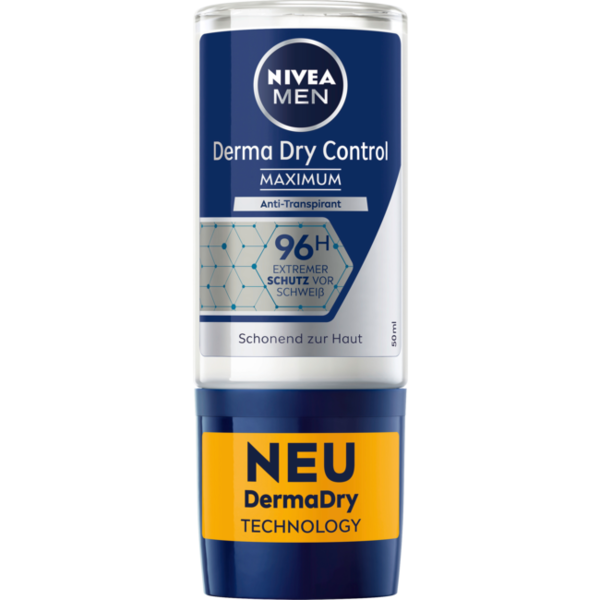 Nivea Men Antitranspirant Deo Roll-On Derma Dry Control 50 ml