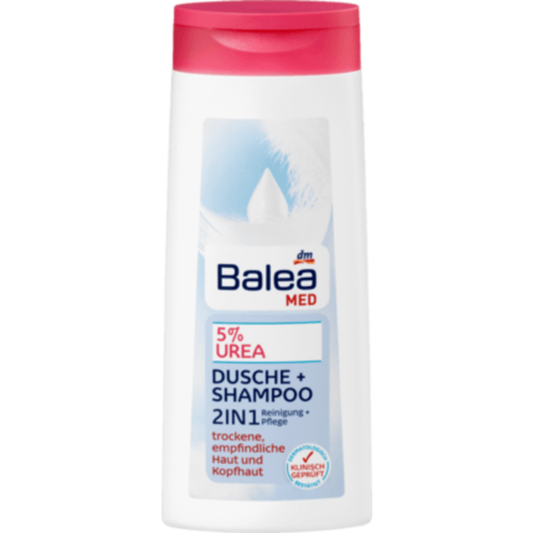 Balea Med Douchegel en Shampoo 2in1 5% Urea, 300 ml