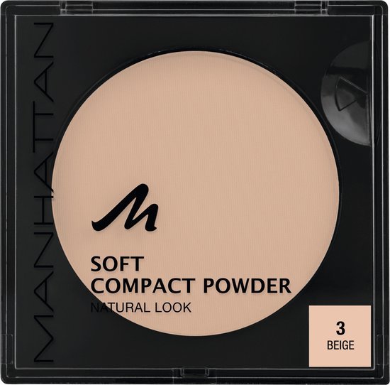 MANHATTAN Cosmetics Gezichtspoeder Soft Compact Powder Beige 03, 9 g