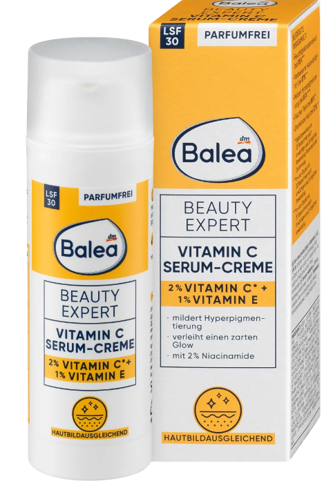 Balea Serum Beauty Expert Vitamine C Serum Crème SPF30, 50 ml