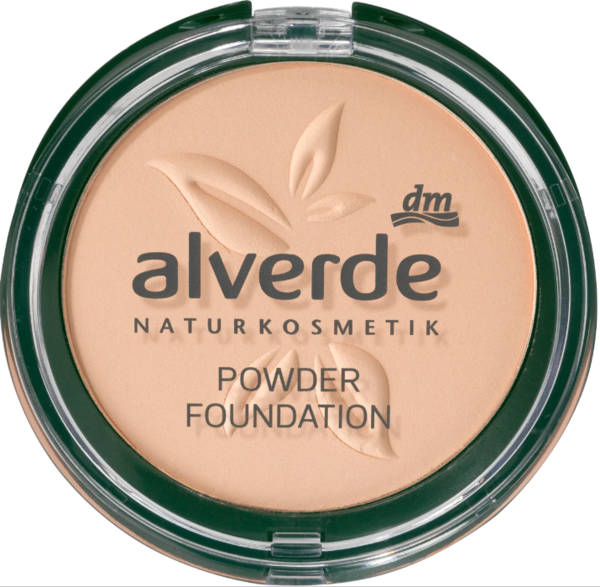 Alverde NATURKOSMETIK Powder Foundation 20 Velvet Sand, LSF 6 10 g